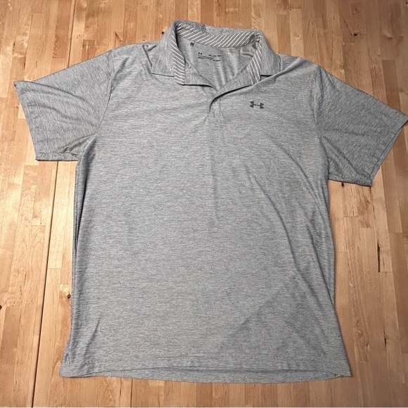 2 for$15 Under Armour Gray Polo Men’s Size 2XL - Picture 1 of 6